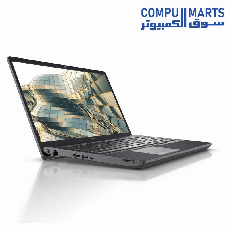 Fujitsu Lifebook A3511 Laptop, Intel Core i3-1115G4, 15.6 Inch FHD, 256GB SSD, 8GB RAM, Intel UHD Graphics, Dos - Black