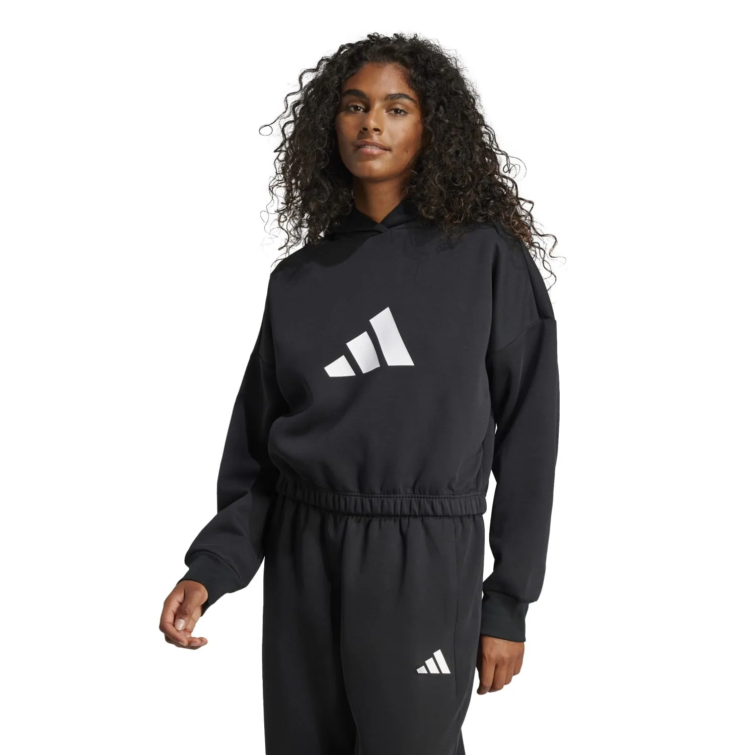 Future Icons 3 Bar Hoody - Womens Clothing_Adidas