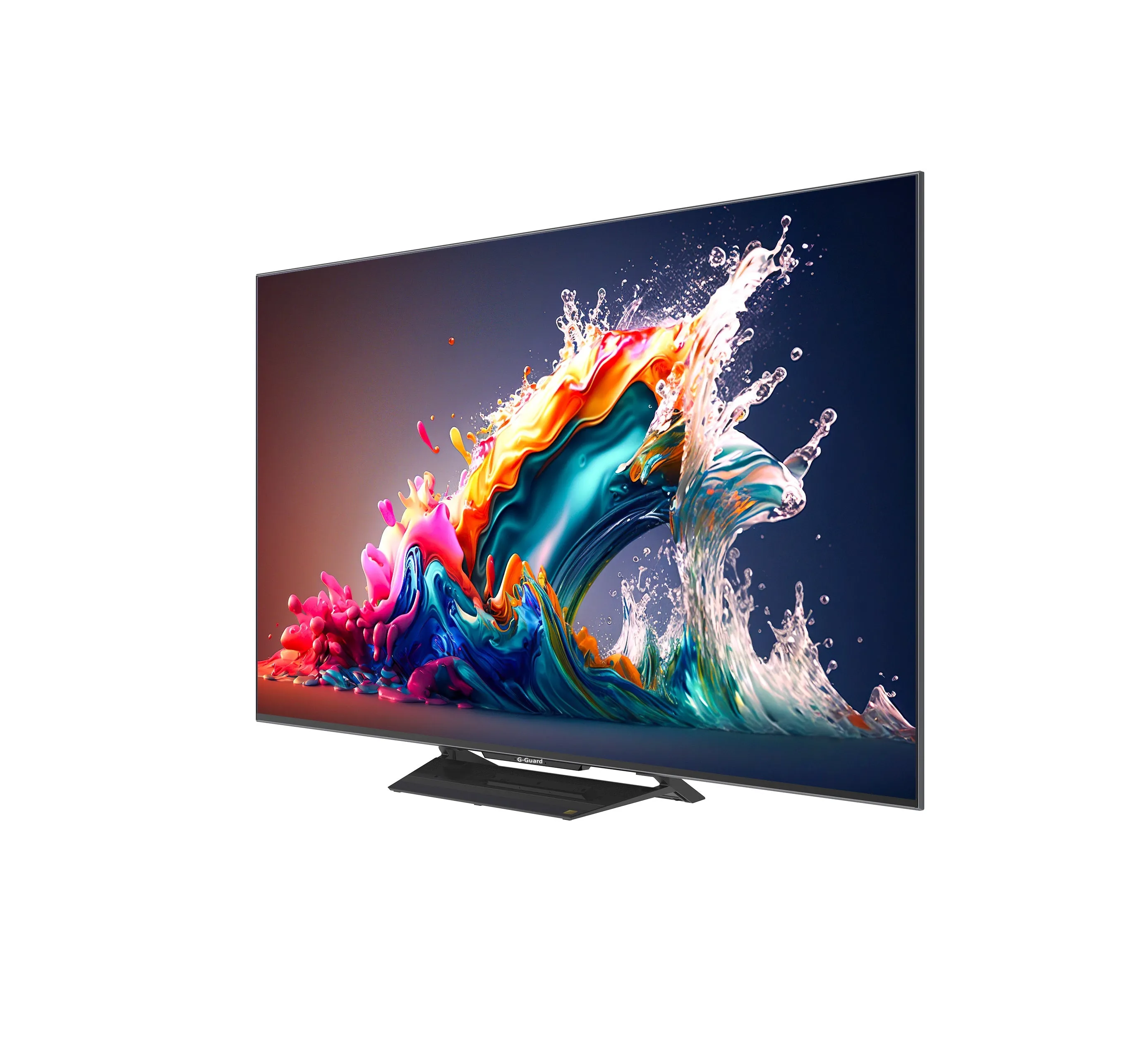 G-Guard Tv 85 4K Mini Led Smart Google Tv Licensed 3 Hdmi 2 Usb 120HzQ tv stand, curved tv
