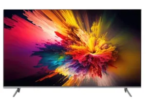 G-GUARD UHD 4KTV 3840* 2160P, frames, HDR10, Smart Google Tv licensed, Chrome tv stand, curved tv