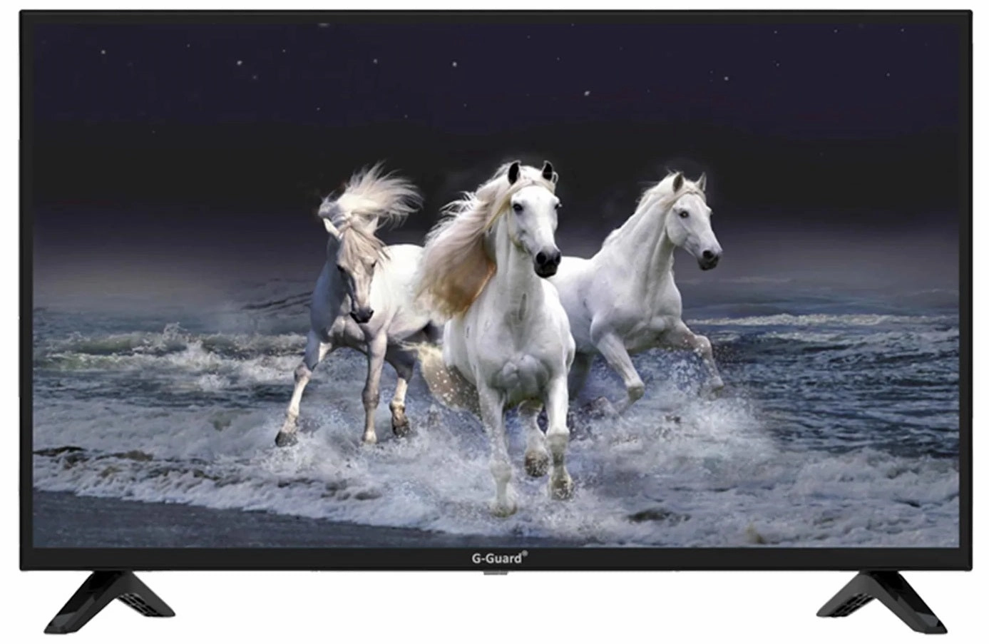 G-Guard TV 42Inch FHD, 2HDMI & 2USB, 1AV, VGA, RJ 45 tv stand, curved tv