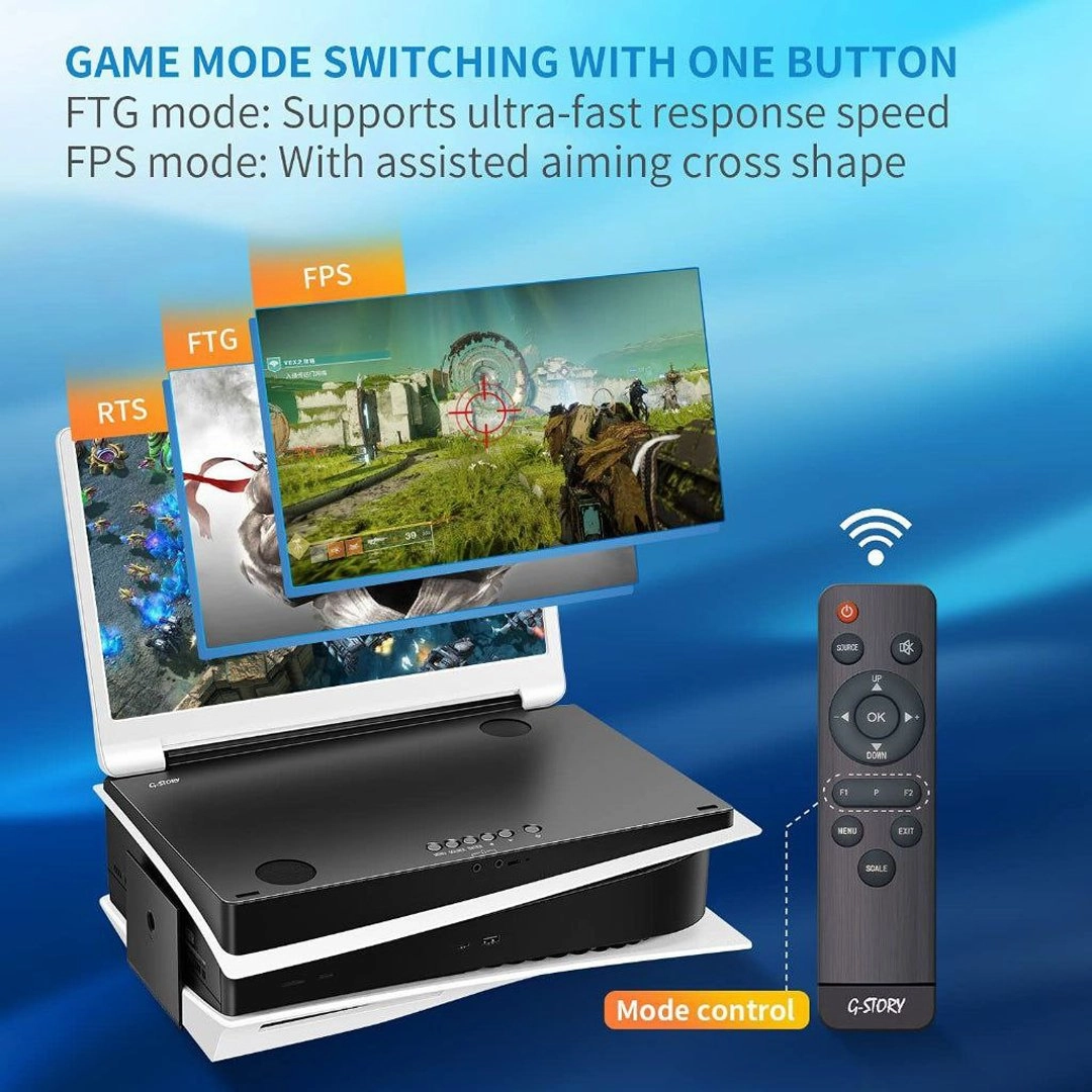 G-Story 15.6" IPS 4k 60Hz Ps5 Portable Monitor Gaming Display Integrated