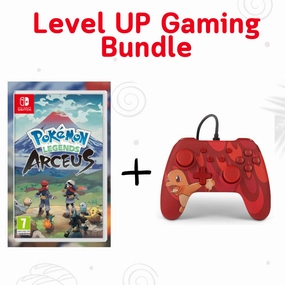 Gaming Bundle:Pokmon Legends Arceus For Nintendo Switch With PowerA Pokmon Enhanced Wired Controller