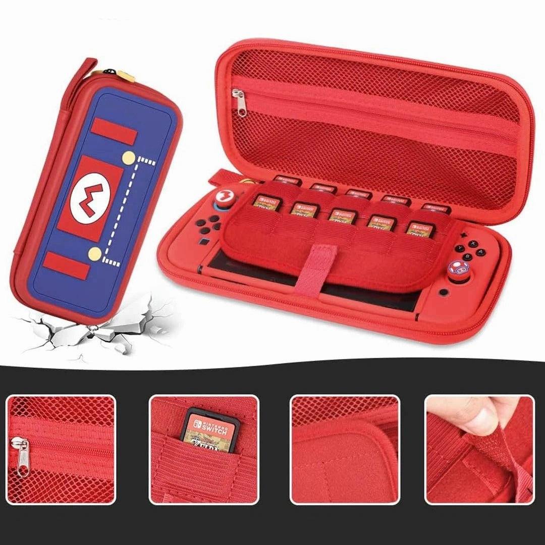 Gaming Bundle:Super Mario 3D World   Bowsers Fury For Nintendo Switch With Mario Nintendo Switch Protective Bag