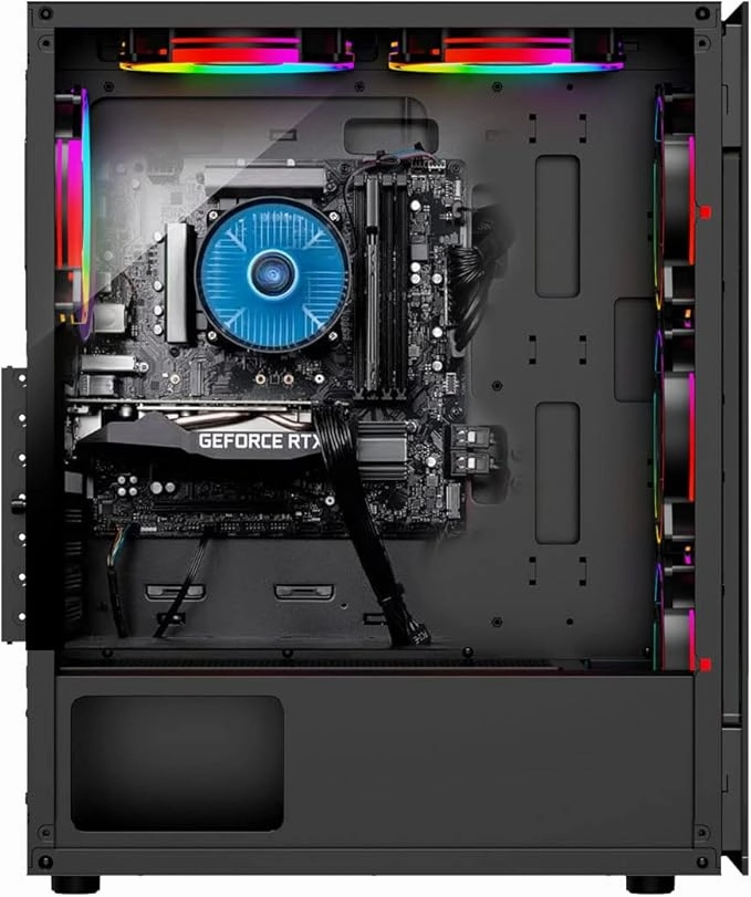 Gaming PC Intel Core i5-14400F, RTX 4060 , 16GB RAM, Liquid CPU Cooler A380