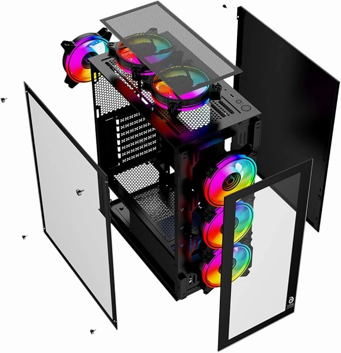 Gaming PC Intel Core i5-14400F, RTX 4060 , 16GB RAM, Liquid CPU Cooler A380