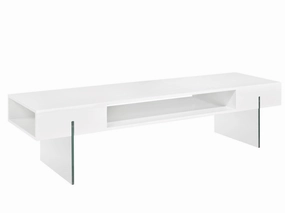 Gigli 60" TV Stand - White tv wall mount, 55 inch tv