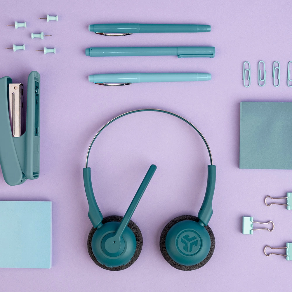 GO Work POP Wireless On-Ear Headset Teal