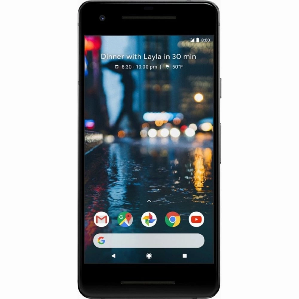 Google GA00139-US Pixel 2 64GB Just Black Verizon Wireless Smartphone