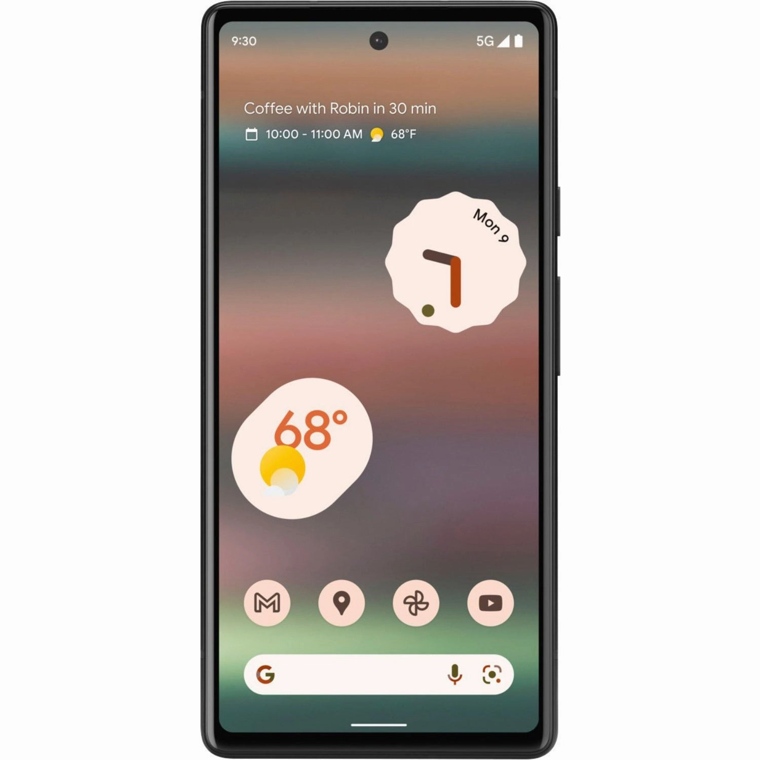 Google GX7AS Pixel 6a 128GB 6GB RAM AT&T 5G Android Smartphone, Sage Green Cell Phone