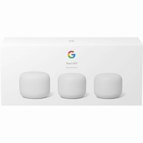 Google Nest Wifi Router and Two Points (Snow) GA00823-US