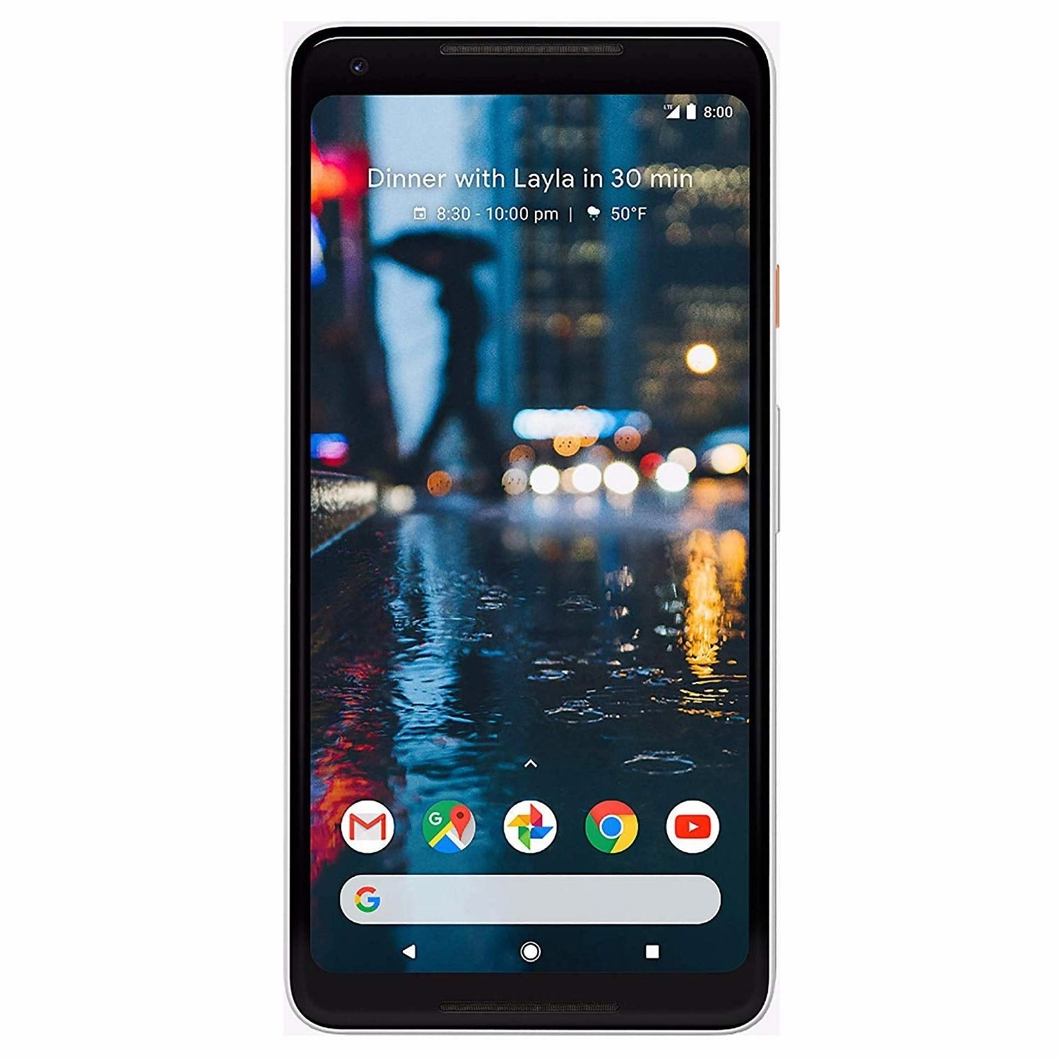 Google PIXELXL2-BW64G Pixel 2 XL 64GB Verizon Smartphone, Black and White Cell Phone