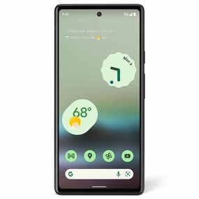 Google TVGOPX6ACP Pixel 6A 128GB 6GB RAM Total by Verizon Prepaid Smartphone, Black Cell Phone