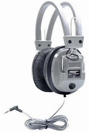 HamiltonBuhl SchoolMate Deluxe Stereo Headphone with 3.5mm Plug and Volume Control (Multi-Packs Available) noise cancelling headphones, bluetooth earbuds