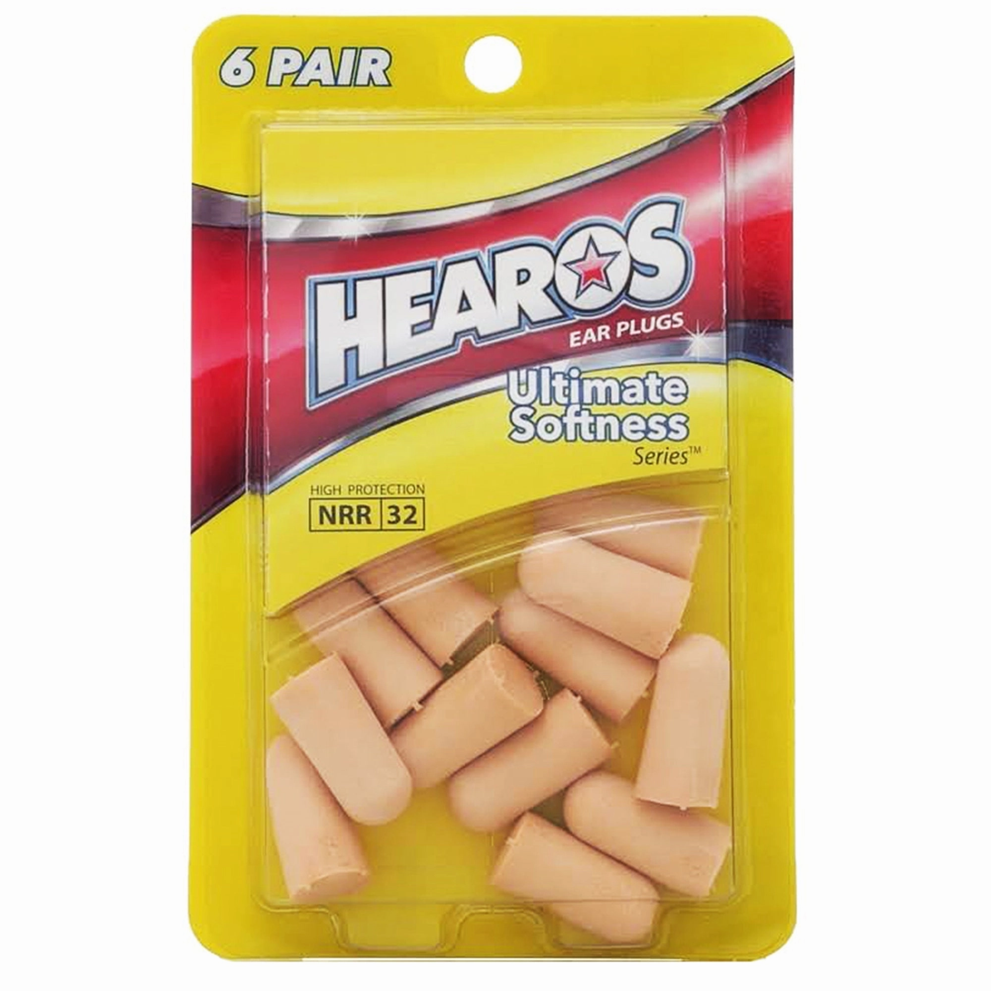 Hearos 5414 Ultimate Softness Series Ear Plugs 6 Pair studio headphones, open back headphones