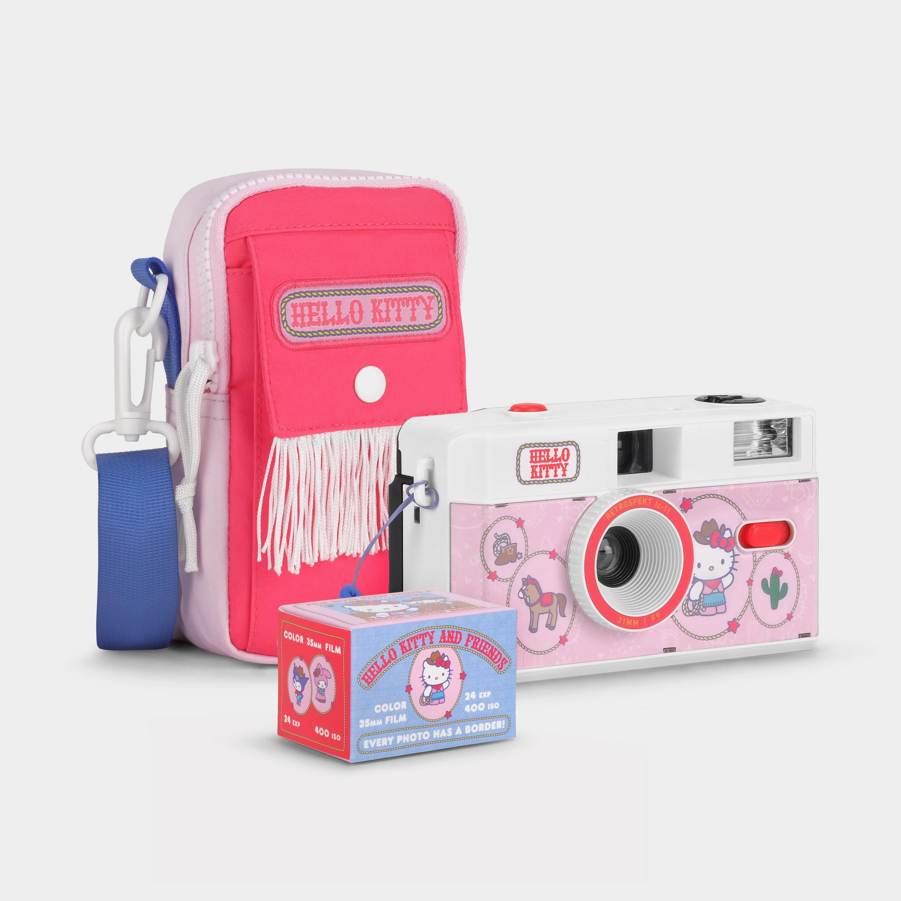 Hello Kitty Howdy Partner 35mm Film Camera Bundle canon