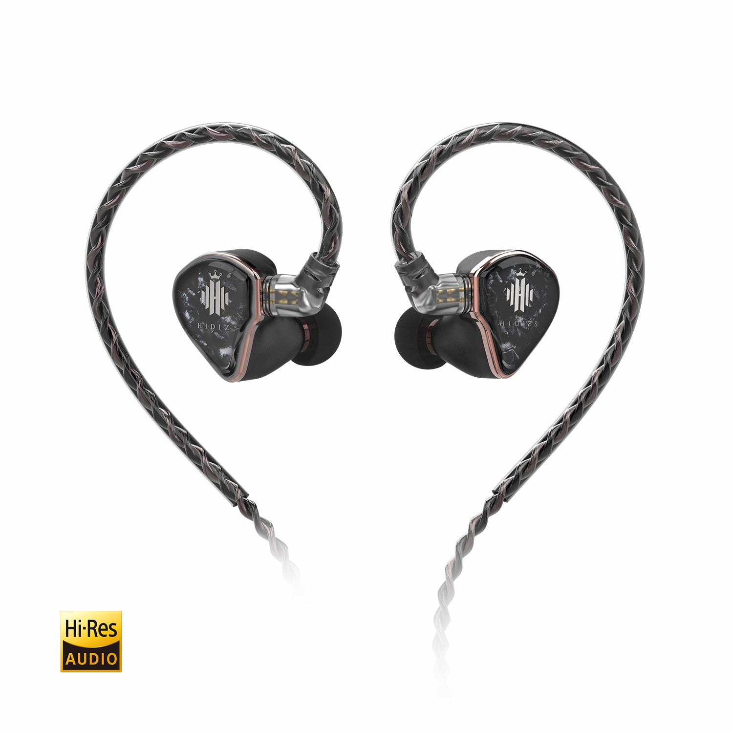 HIDIZS MD4 4 Balanced Armature Drivers HiFi In-ear Monitors studio headphones, open back headphones