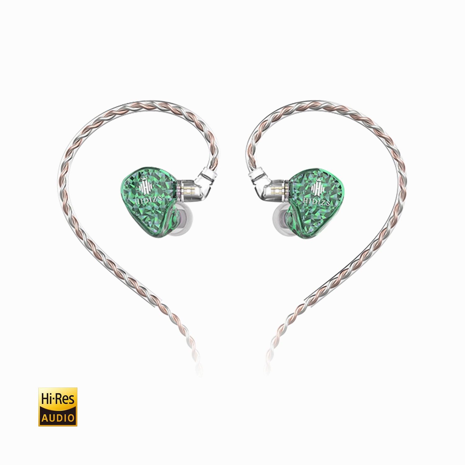 HIDIZS Mermaid MS2 Hybrid Dual Drivers HiFi Earphones