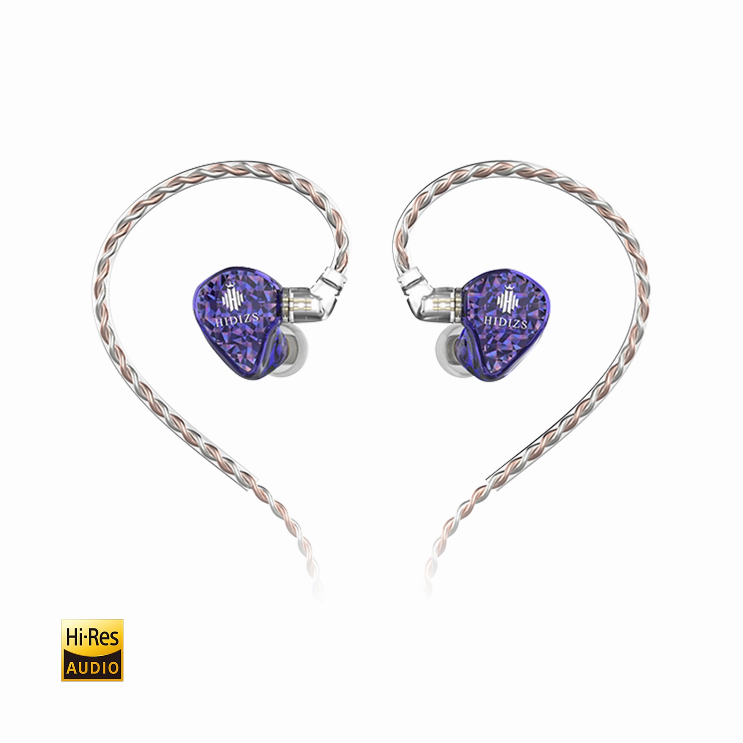 HIDIZS Mermaid MS2 Hybrid Dual Drivers HiFi Earphones