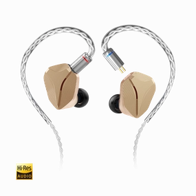 Hidizs MP145 Ultra-large Planar Magnetic HiFi In-ear Monitors Limited Golden Titanium Edition studio headphones, open back headphones