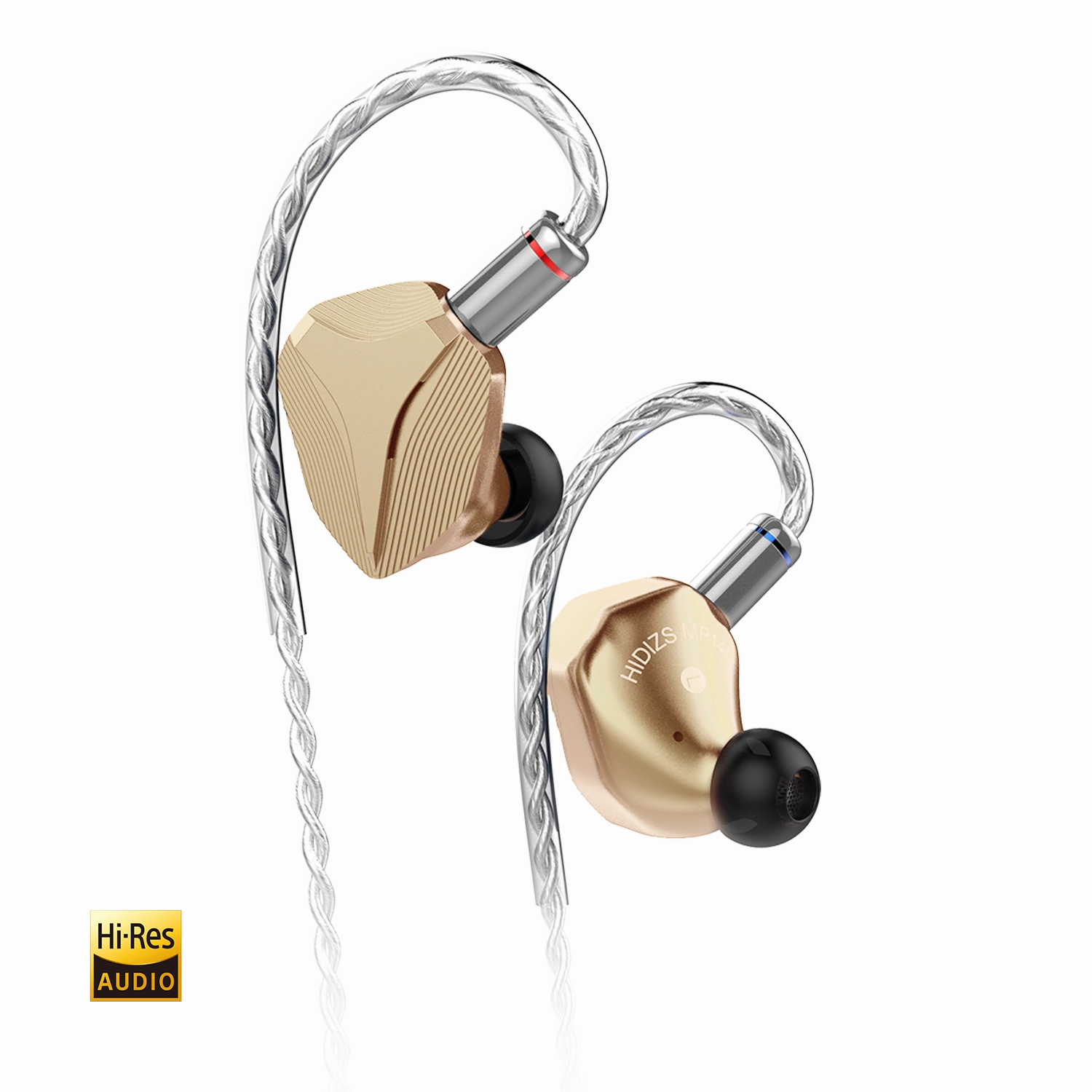Hidizs MP145 Ultra-large Planar Magnetic HiFi In-ear Monitors Limited Golden Titanium Edition