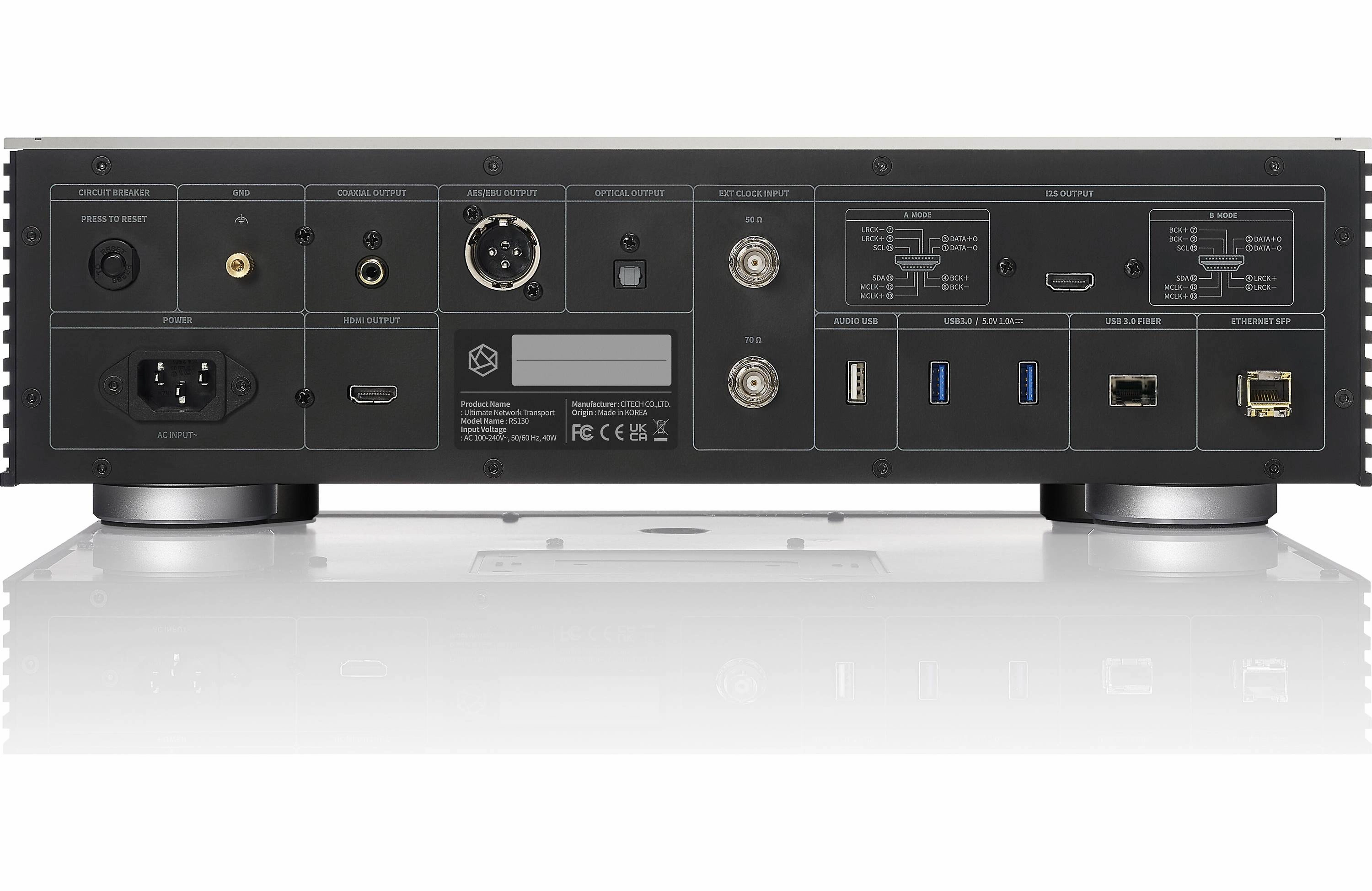 HiFi Rose RS130 Audio and 4K Video Network Streaming Transport