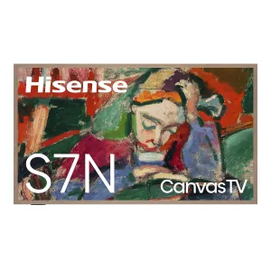 Hisense 55" 4K Smart CanvasTV QLED Google TV - 55S7N tv wall mount, 55 inch tv