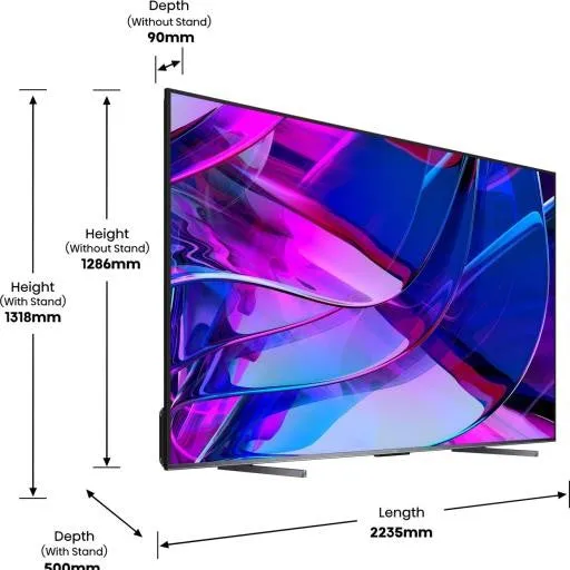 Hisense U7K 100" 4K UHD Mini-LED Smart TV  | 100U71KQ