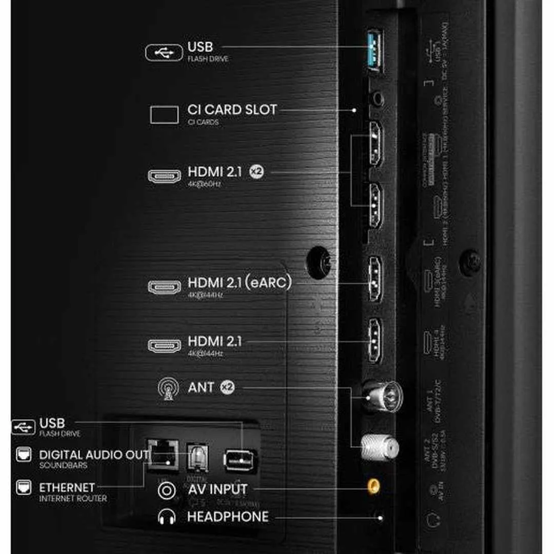 Hisense U7N 55" 4K UHD Mini-LED Smart TV | 55U71NQ