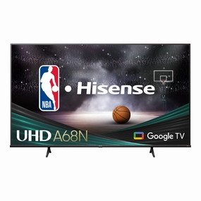 Hisense 70" 4K Smart Google AI Upscaler LED TV - 70A68N tv wall mount, 55 inch tv