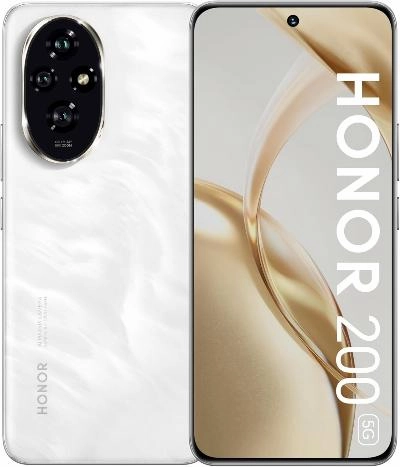 Honor 200 Dual Card Open Market Ver. GB Charger, 12GB & 512GB, Moonlight White Cell Phone