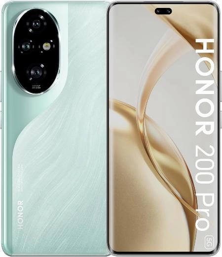 Honor 200 Pro Dual Card Open Market Ver. GB Charger, 12GB & 512GB, Ocean Cyan Cell Phone