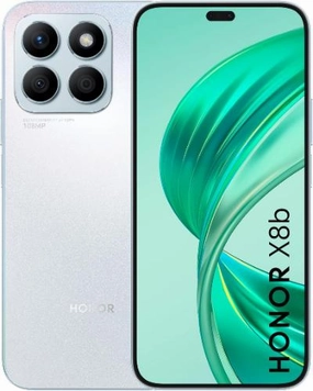 Honor X8b, 8GB & 512GB, 6.7Inch, Dual Card Open Market Ver. EU Charger, Titanium Silver Cell Phone