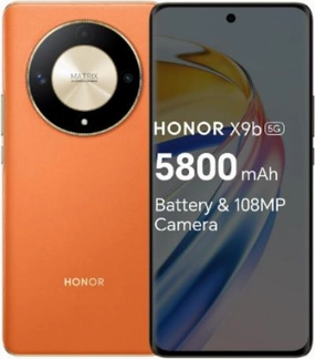 Honor X9b 5G, 12GB & 256GB, 6.7Inch, Dual Card Open Market Ver. EU Charger, Sunrise Orange Cell Phone