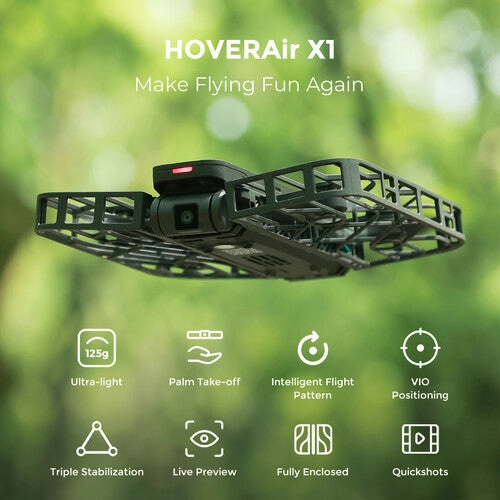 HOVERAir X1 - Standard - Black