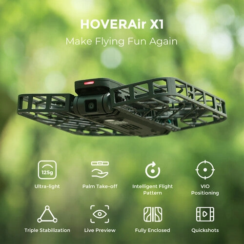 HOVERAir X1 - Standard - Black