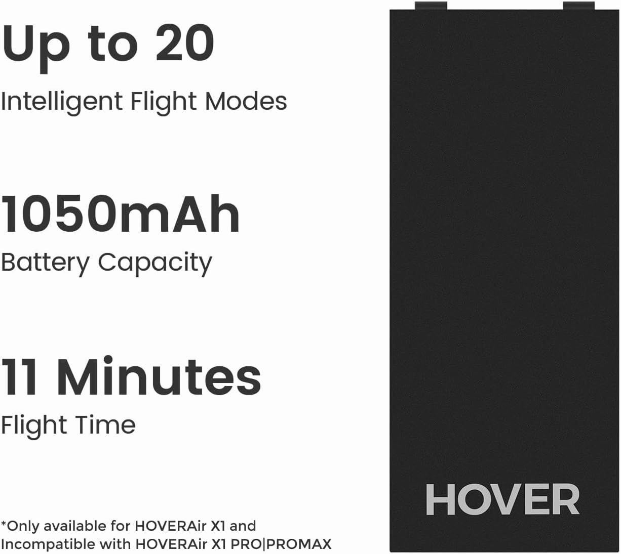 HOVERAir X1 Battery - Black