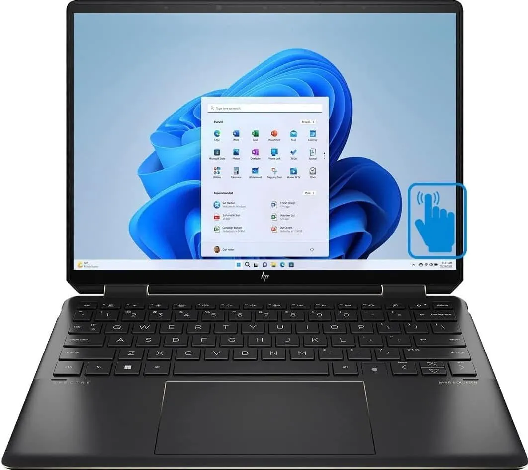 Hp Laptop Ea Spectre X360Core I7-1355U, 16GB DDR4 & 1TB Pcie,Zenvo Pen Touch, 13.5Inch