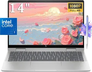 Hp Pavilion X360 Core I7-1355U, 16GGB SSD, Touch 14Inch Fhd, Natural Silver, Win11 tv stand, curved tv