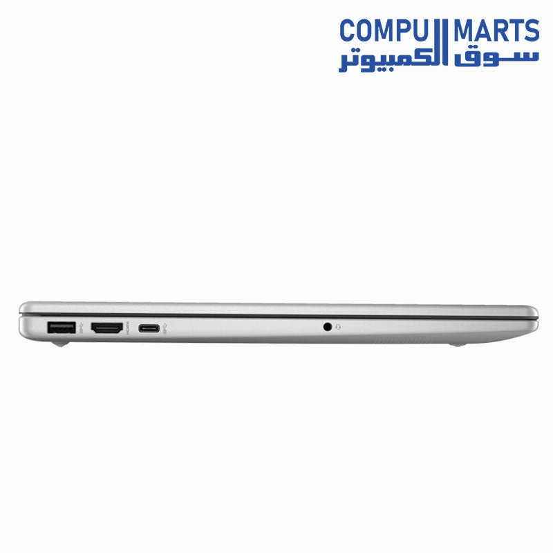 HP 15-fd0052ne - 13th Intel i5-1334U 10-Cores, 8 GB RAM, 512GB SSD, NVIDIA GeForce MX570 2GB GDDR6 dedicated Graphics, 15.6" FHD (1920x1080) anti-glare 250 nits, Dos - Natural silver
