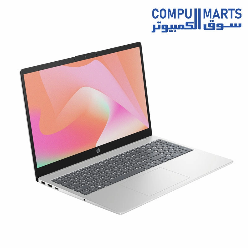 HP 15-FD0068ne - Intel Core-i7-1355U - 10 Cores - 8 GB Ram - 512 GB SSD - Nvidia Geforce MX570 2GB - 15.6 Inch FHD - 250nits- Backlit keyboard - Natural Silver