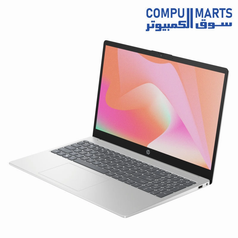 HP 15-FD0068ne - Intel Core-i7-1355U - 10 Cores - 8 GB Ram - 512 GB SSD - Nvidia Geforce MX570 2GB - 15.6 Inch FHD - 250nits- Backlit keyboard - Natural Silver