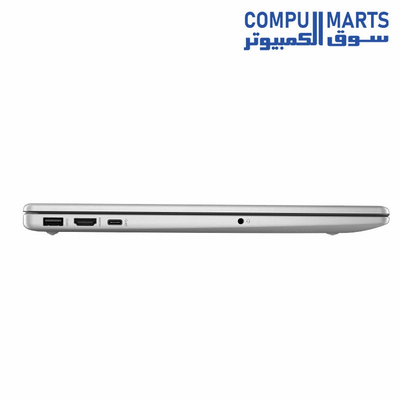 HP 15-fd0211ne - 13th INTEL CORE i5-1334U 10-Cores LAPTOP , 8 GB RAM, 512GB &nbsp;SSD, Intel Iris X Graphics, 15.6" FHD (1920x1080) anti-glare 250 nits, Dos - Natural silver