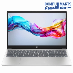 HP 15-fd0211ne - 13th INTEL CORE i5-1334U 10-Cores LAPTOP , 8 GB RAM, 512GB &nbsp;SSD, Intel Iris X Graphics, 15.6" FHD (1920x1080) anti-glare 250 nits, Dos - Natural silver mini pc,computer