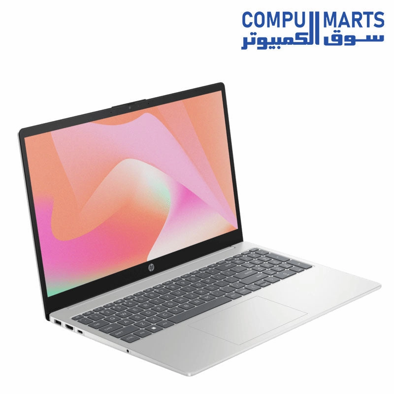 HP 15-FD0346nia Intel Core-i7-1335U 8GB RAM 512GB SSD Intel Iris Xe 15.6 Inch FHD-250nits backlit keyboard  Silver