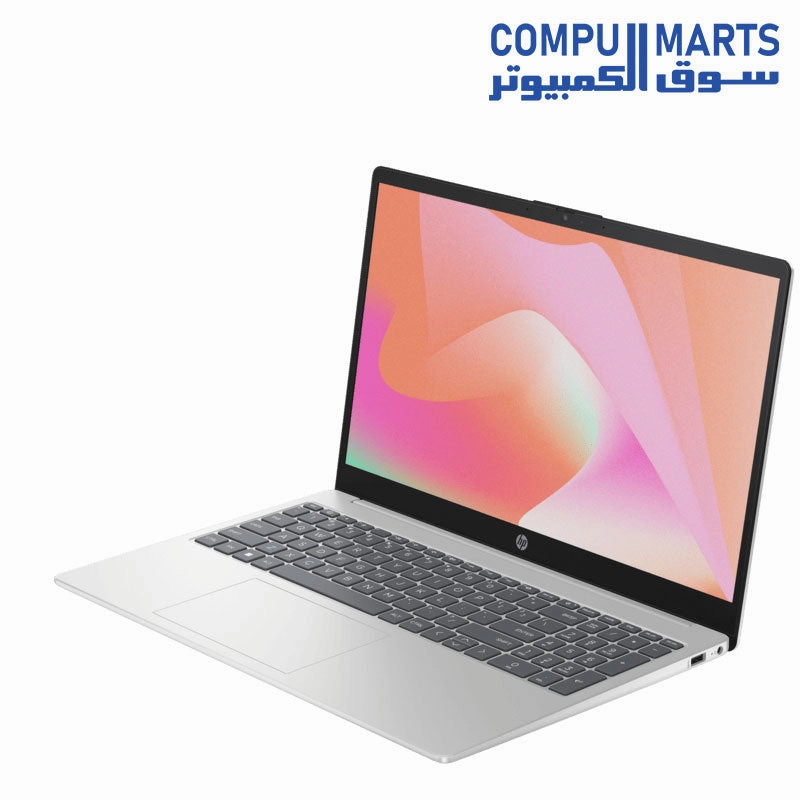 HP 15-FD0346nia Intel Core-i7-1335U 8GB RAM 512GB SSD Intel Iris Xe 15.6 Inch FHD-250nits backlit keyboard  Silver