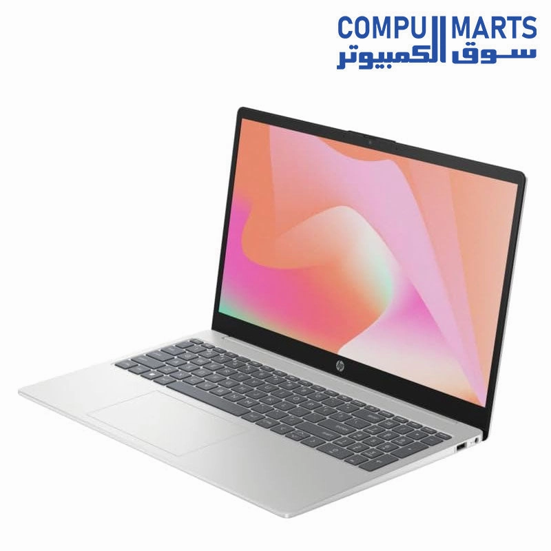 HP 15-fd0362nia Laptop - Intel Core i5-1334U,  RAM 8GB DDR4, 512GB SSD, NVIDA MX570 2GB, 15.6-inch FHD, Dos