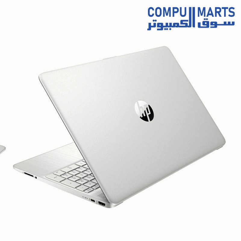 HP 15s-eq1002ne Laptop, AMD Ryzen 3-3250U, 15.6 Inch HD, 256GB SSD, 4GB RAM, AMD Radeon Integrated Graphics, Windows 11, Natural Silver