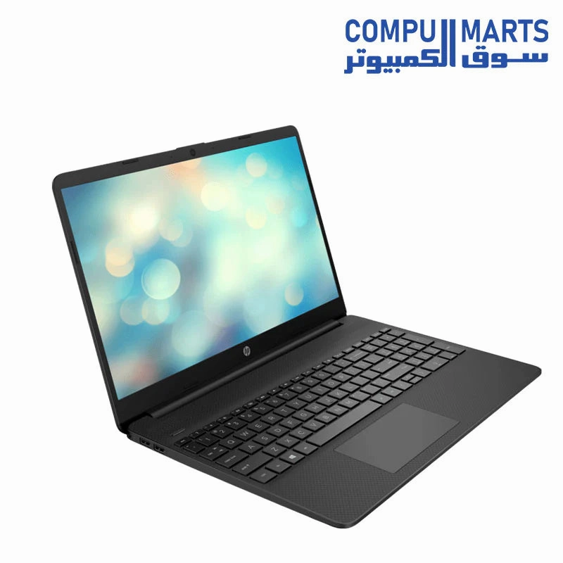 HP 15s-eq2383 Laptop - Ryzen 3 5300U 4-Cores, 8GB RAM, 256GB SSD, AMD Radeon Graphics, 15.6" FHD (1920 x 1080) micro-edge anti-glare 250 nits, DOS - Jet Black
