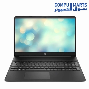 HP 15s-eq2383 Laptop - Ryzen 3 5300U 4-Cores, 8GB RAM, 256GB SSD, AMD Radeon Graphics, 15.6" FHD (1920 x 1080) micro-edge anti-glare 250 nits, DOS - Jet Black mini pc,computer